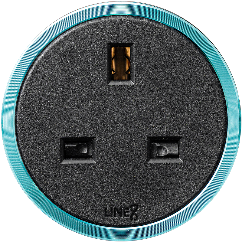 Line8 UKS-1 Premium Series adaptor in black body with Protoss Blue ring
