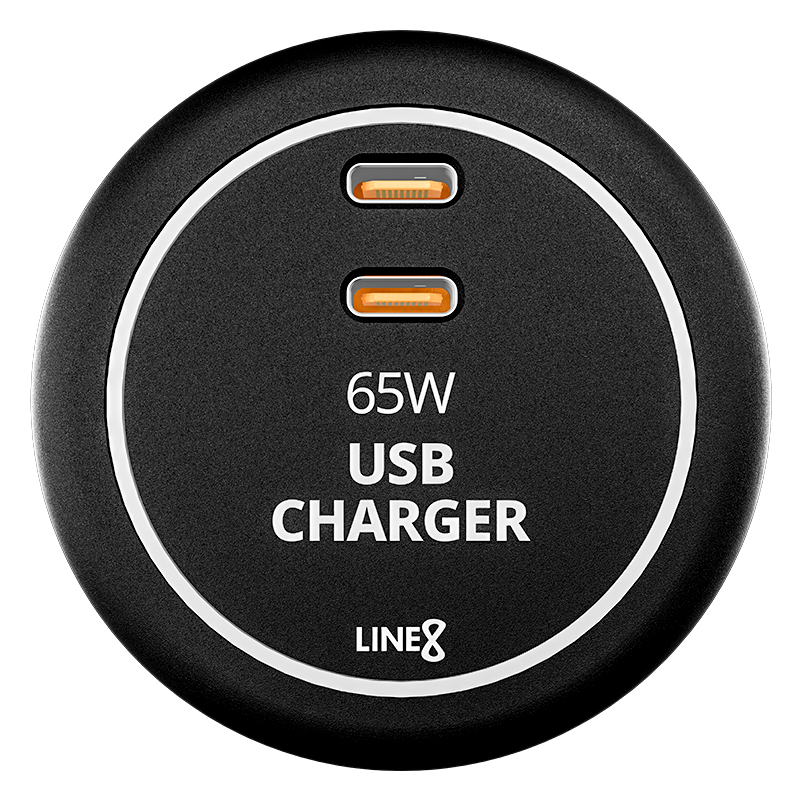 Line8 CHG-65 GaN USB charger