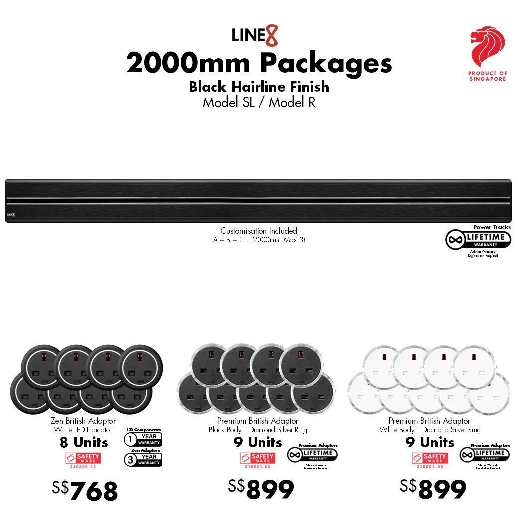 Line8 modular power track system product image
